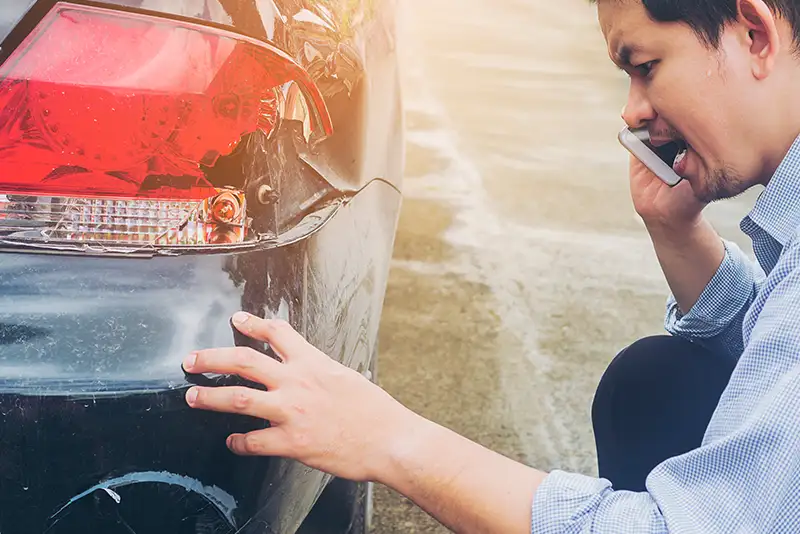 California car accident guide showing what to do after a crash