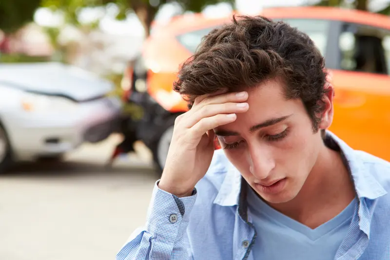 Partial fault in an accident and injury liability